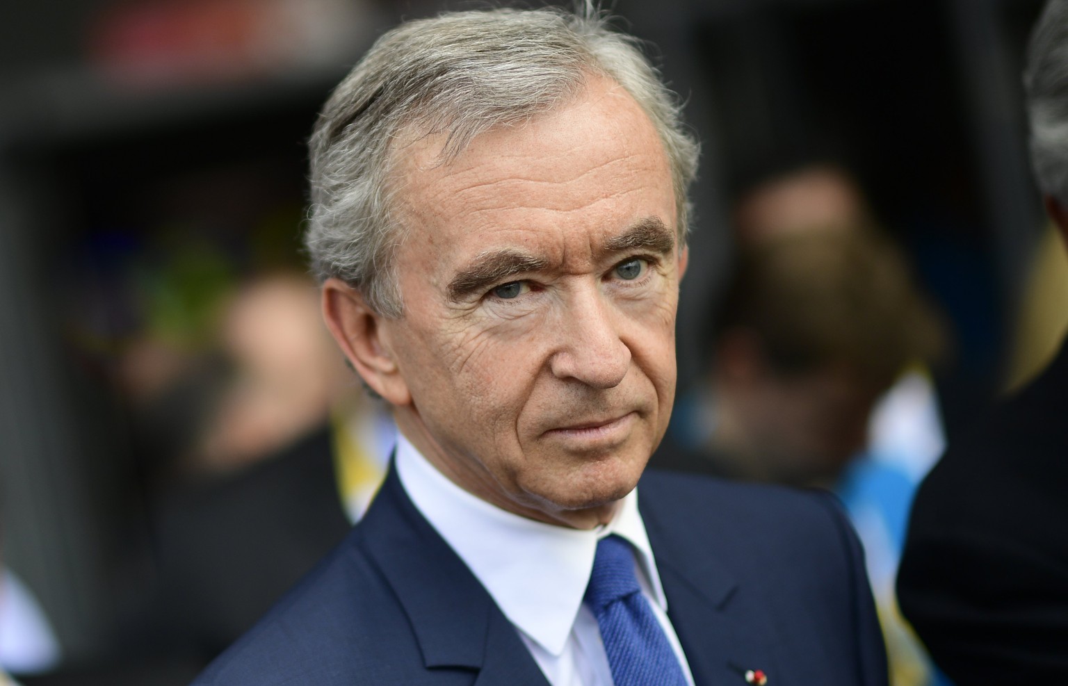 epa06030137 LVMH Group CEO Bernard Arnault attends the Viva Technology event dedicated to start-up development, innovation and digital technology in Paris, France, 15 June 2017. EPA/MARTIN BUREAU / AF ...