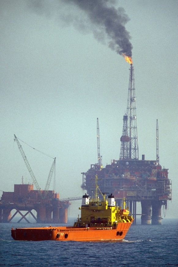 Brent oilfield. North Sea. Brent oilfield. North Sea. PUBLICATIONxINxGERxSUIxAUTxONLY ZB5436_241318_0170