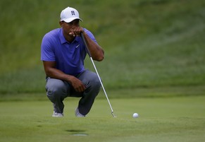 Woods mit einem schwachen Auftritt.