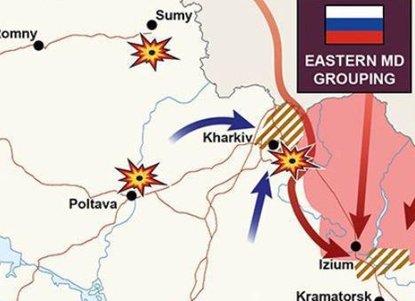 Bei Charkiw konnten die Ukrainer Gebiet zurückgewinnen.