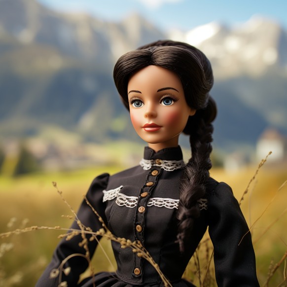The writer finds herself in an environment that is reminiscent of her most famous work 'Heidi'.