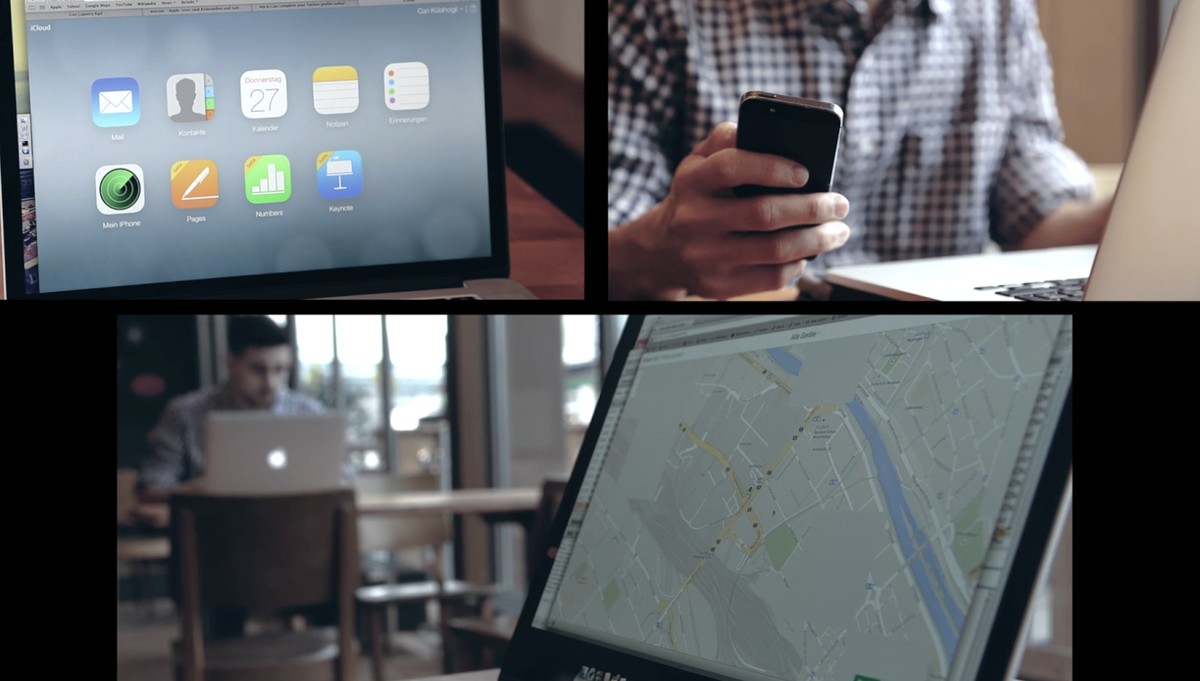 Kollege Külahcigil hat das Gebäude verlassen. Wir können ihn bzw. sein iPhone auf der Map verfolgen.