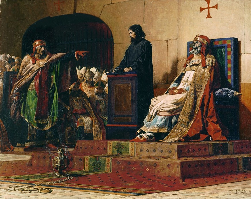 Die geschändete Papstleiche, die 3 Mal ausgegraben und 2 Mal im Tiber versenkt wurde