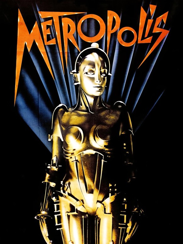 Poster of METROPOLIS, 1927, directed by FRITZ LANG. Copyright U.F.A. Credit: U.F.A / Album
