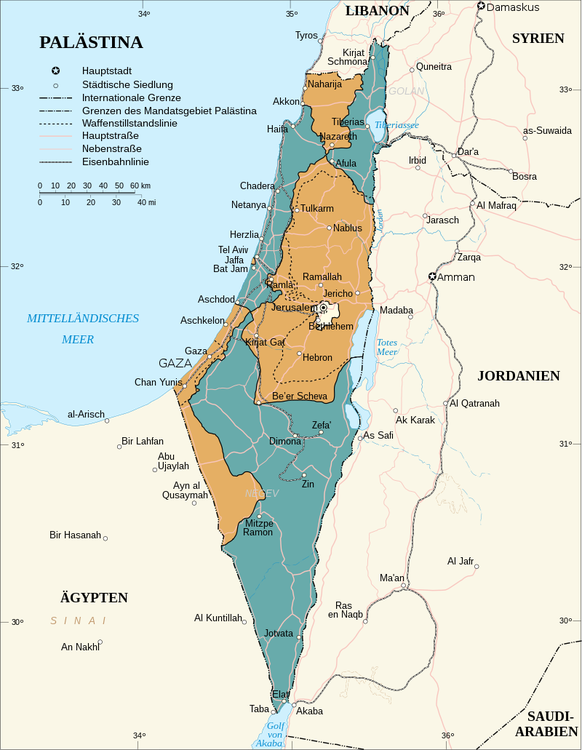 Der UN-Teilungsplan für Palästina
https://commons.wikimedia.org/w/index.php?curid=80910196