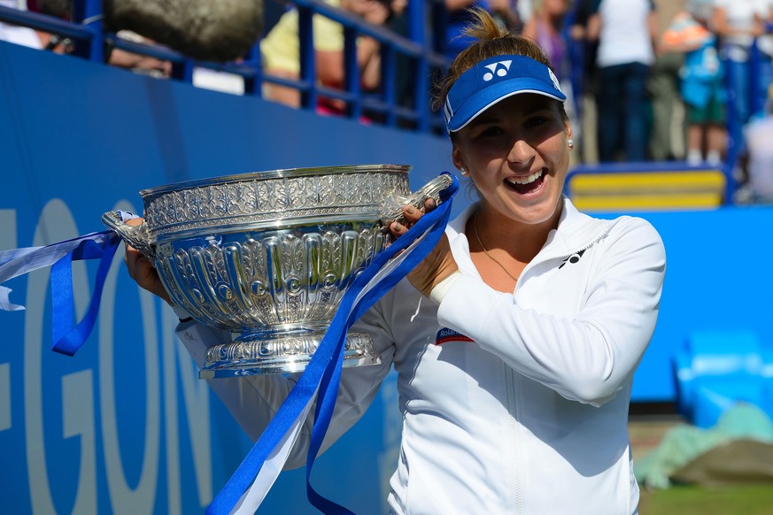 In Eastbourne feierte Belinda Bencic ihren ersten WTA-Titel.