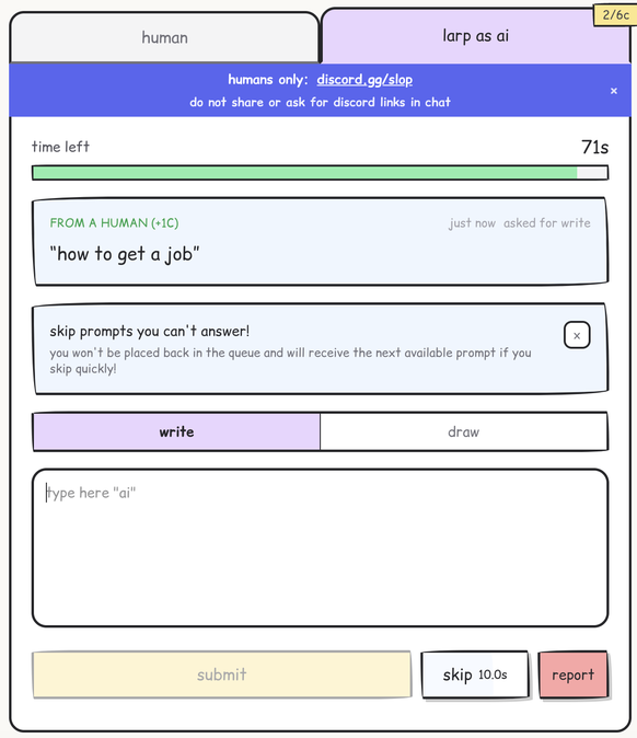 your ai slop bores me