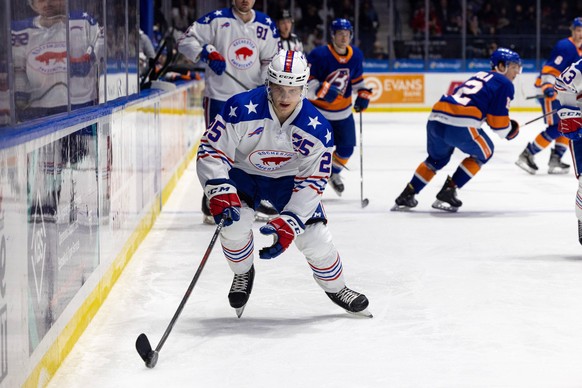 In der AHL kommt Ruotsalainen fast auf einen Punkt pro Spiel.