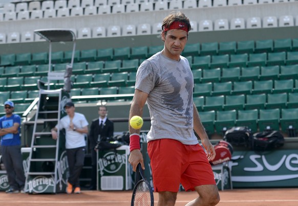 Federer schwitzt für den Traum vom zweiten French-Open-Titel.