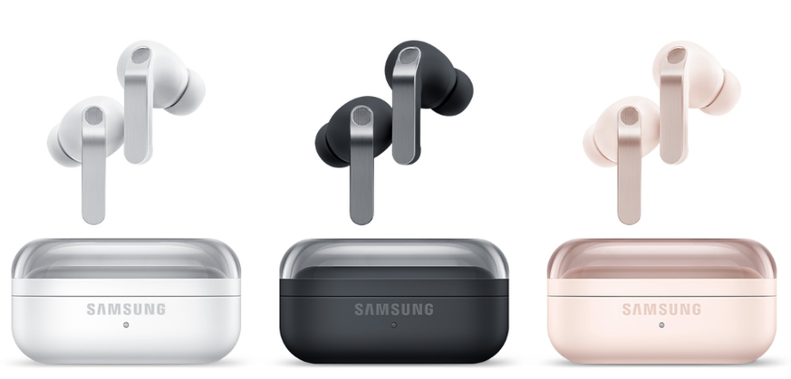Die Buds 4 Pro sind im Handel in Weiss und Schwarz verfügbar, direkt bei Samsung auch in Pink Gold.