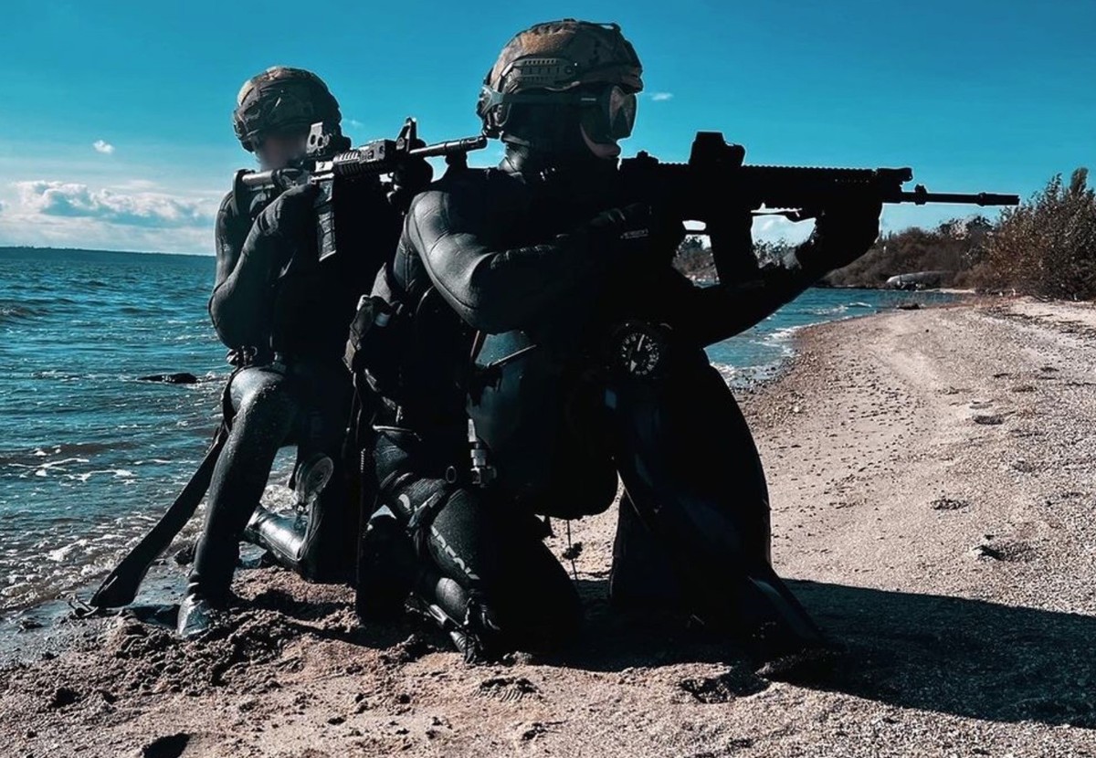 Ukrainische Kampftaucher
