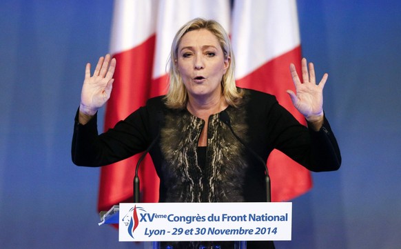 Marine Le Pen, Präsidentin des Front National.