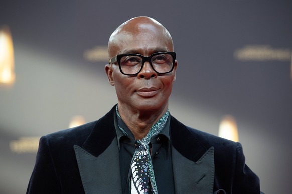 Bruce DARNELL, model, red carpet, red carpet show, arrival, arrival, award ceremony of the German Television Prize, the German Television Prize 2023, German Television Prize 2023 at the MMC Studios Cologne, a ...