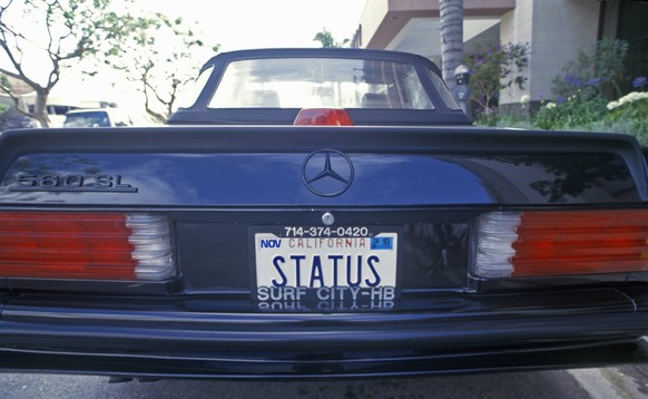 Vanity License Plate - California Vanity License Plate - California brModel Release: NobrProperty Release: No EDITORIAL USE ONLY Copyright: xx VOA4-CA563 JoexSohmx voaphotos022709