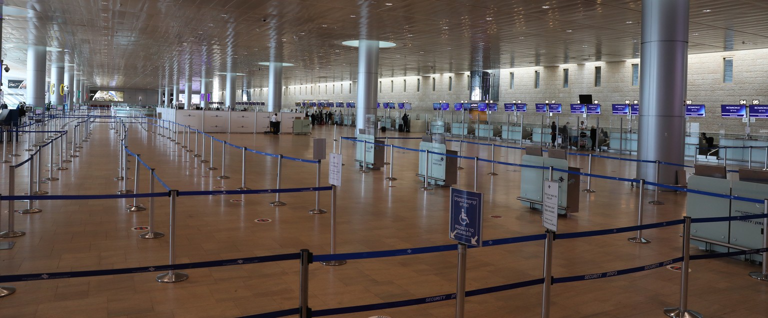Trotz vielen verabreichten Impfdosen: Israel tritt erneut auf die Bremse und schliesst den Flughafen Tel Aviv. 