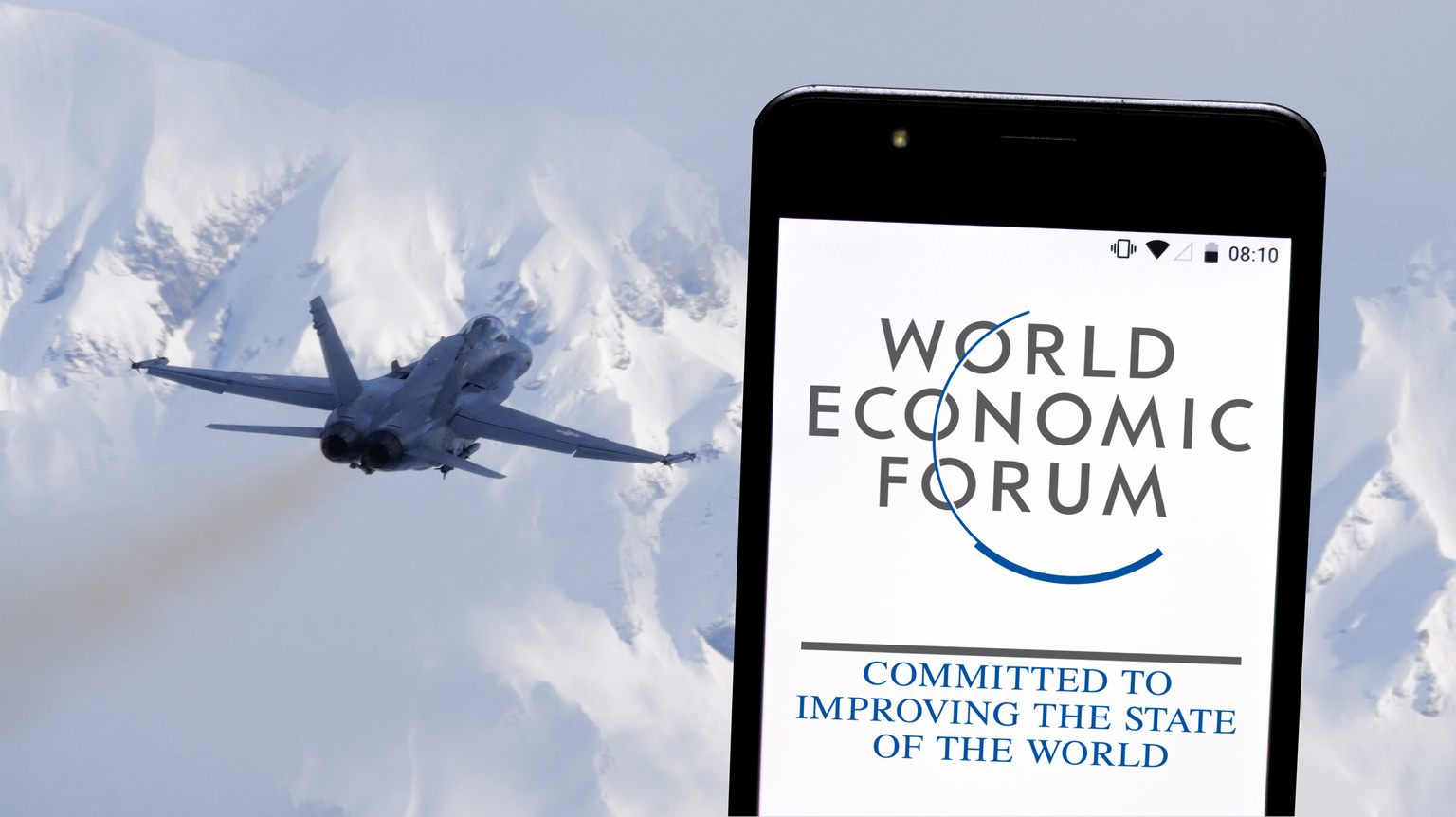 Das WEF findet jedes Jahr in Davos statt.