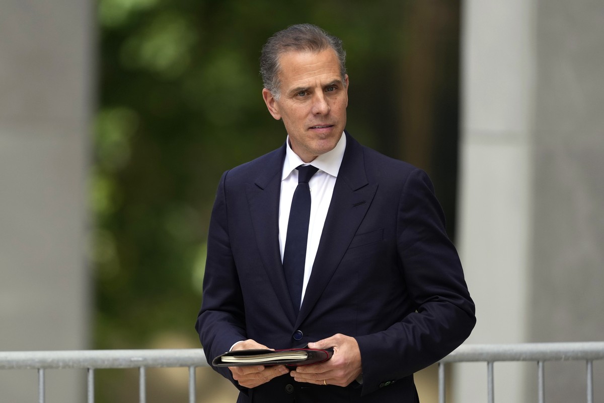 Hunter Biden departs from federal court, Monday, June 10, 2024, in Wilmington, Del. (AP Photo/Matt Slocum)