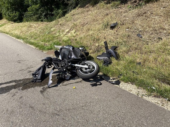 Zeiningen: Kollision mit Fuchs – Rollerfahrer
schwer verletzt