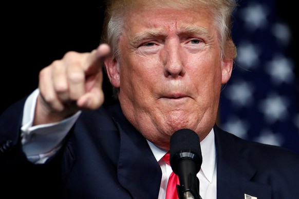 Republican presidential nominee Donald Trump speaks at a campaign rally in Scranton, Pennsylvania, U.S., July 27, 2016. REUTERS/Carlo Allegri