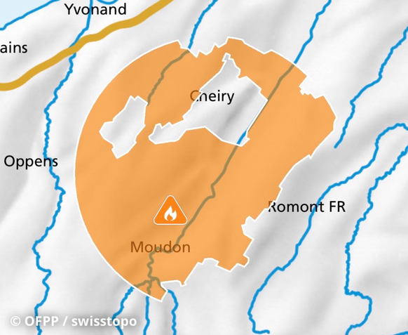 Un incendie s'est déclaré dans une usine à Lucens (VD).