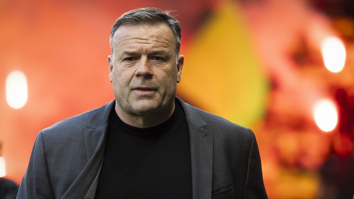 YB head coach Patrick Rahmen before to the Uefa Champions League soccer match between Switzerland's BSC Young Boys and England's Aston Villa FC, at the Wankdorf stadium in Bern, Switzerland, ...