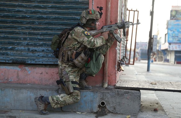 Schwere Kämpfe in Dschalalabad, Afghanistan.