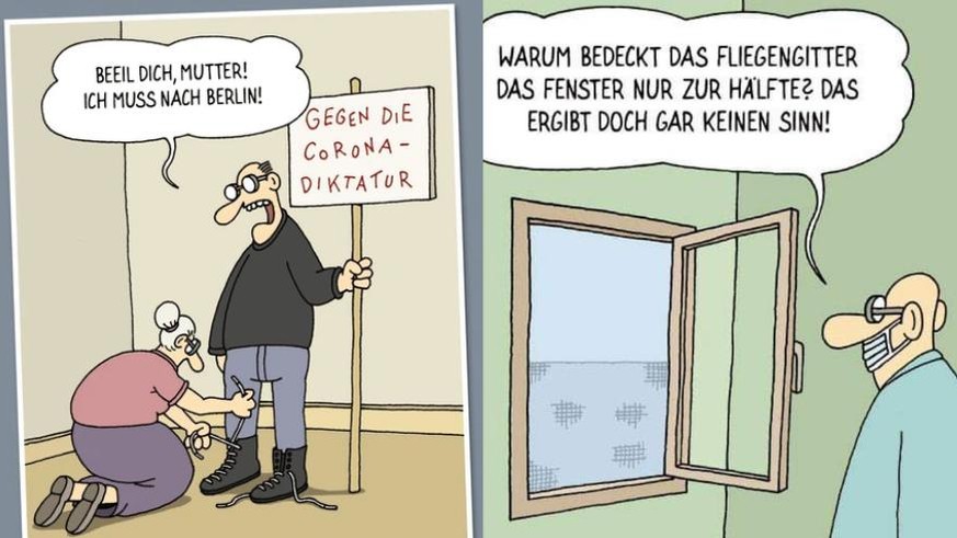 Einfach die besten Corona-Cartoons des Meisters des schwarzen Humors - Vimarsana News