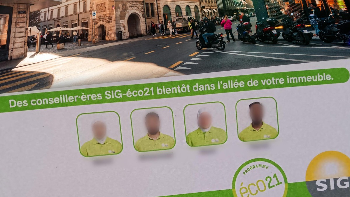L'affichette distribués dans des halls d'immeubles genevois. Les visages ont été floutés pour garantir l'anonymat des personnes.