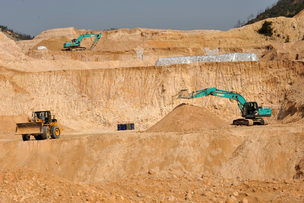 FILE - Workers use machinery to dig at a rare earth mine in Ganxian county in central China's Jiangxi province on Dec. 30, 2010. (Chinatopix via AP, File)
Congress Critical Minerals