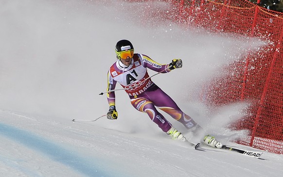 Kjetil Jansrud muss sich gegen eine starke Österreicher Fraktion behaupten.