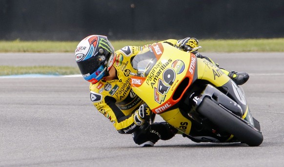 Alex Rins siegt nach einem turbulenten Rennen in Indianapolis.