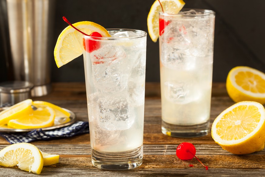 tom collins cocktail drink gin trinken alkohol retro