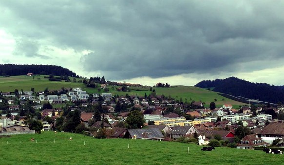 Die heutige Realität: Siedlungsbrei in Grosshöchstetten.