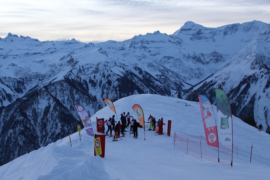 Skirennen am Euroinferno 2019 in Braunwald.