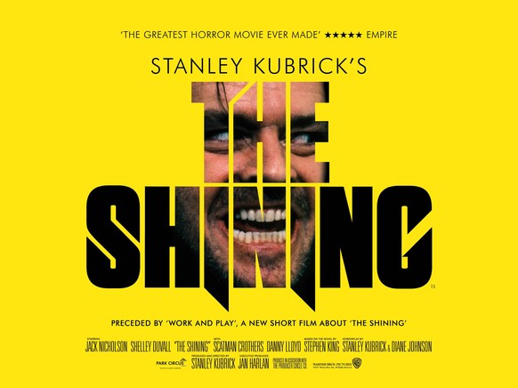The Shining 1980 - filmstill POSTER ART The Shining 1980 - - - EDITORIAL USE ONLY Copyright: xCAP/RFSx