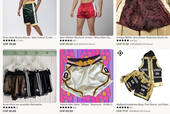 Vintage Boxing Shorts