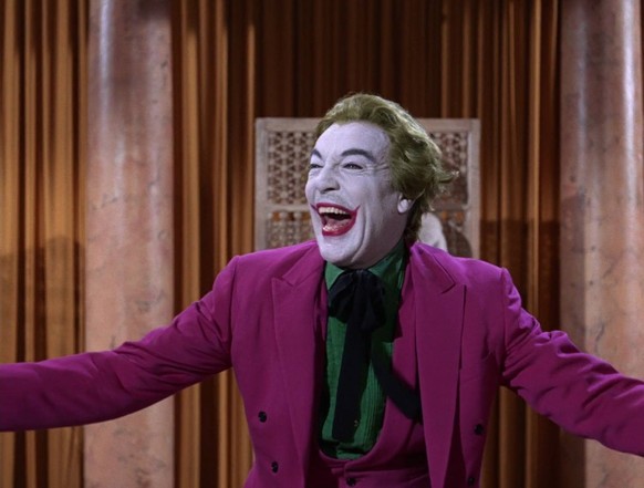 Cesar Romero als Joker in der Batman-Serie