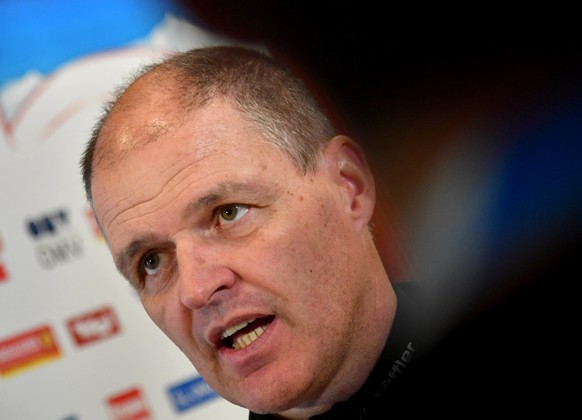 ABD0148_20190219 - SEEFELD - ÖSTERREICH: ÖSV-Rennsportdirektor für Langlauf Markus Gandler, am Dienstag, 19. Februar 2019, anl. der PK des Österreichischen Skiverbands (ÖSV) zur Nordischen Ski-WM 2019 ...