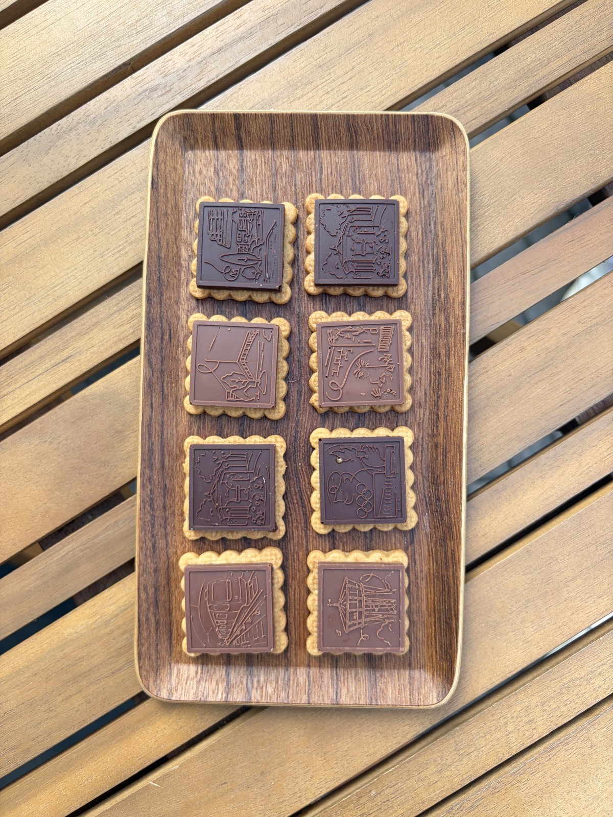 Les «Petits Ecoliers» d’Arnaud Dousse, qu’il nous a généreusement fait goûter ce jeudi.