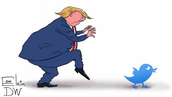 Twitter verschärft den Kampf gegen Trump – und blockiert mehrere Konten\nOhne Worte