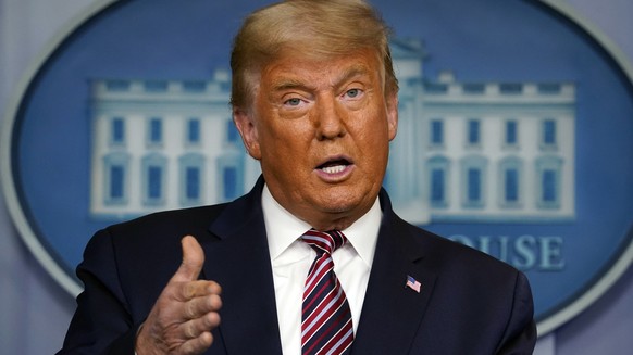 FILE - In this Nov. 5, 2020, file photo President Donald Trump speaks at the White House in Washington. (AP Photo/Evan Vucci, File)
Donald Trump,NAT Trump