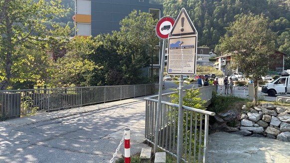 Der Weisswasserbach in Fiesch: Fliessgewässer stellen für Gleitschirmpiloten eine grosse Gefahr dar.
