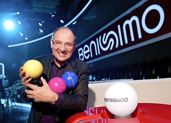 HANDOUT - Undatierte Aufnahme von Bernard Thurnheer, Moderator Benissimo. Die Samstagabendshow "Benissimo" wird abgesetzt: Wie das Schweizer Radio und Fernsehen SRF am Freitag, 2. Maerz 2012 ...