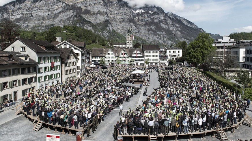 Die Landsgemeinde in Glarus hätte nach dem verworfenen Vorschlag des Bundesrates ausnahmsweise durchgeführt werden können. 