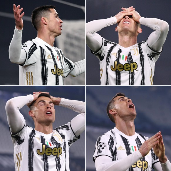 Ronaldo haderte vergeblich: Juve blieb an Porto hängen.