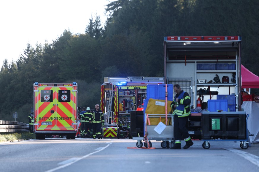 Buchloe Bayern Unfall Reisecar