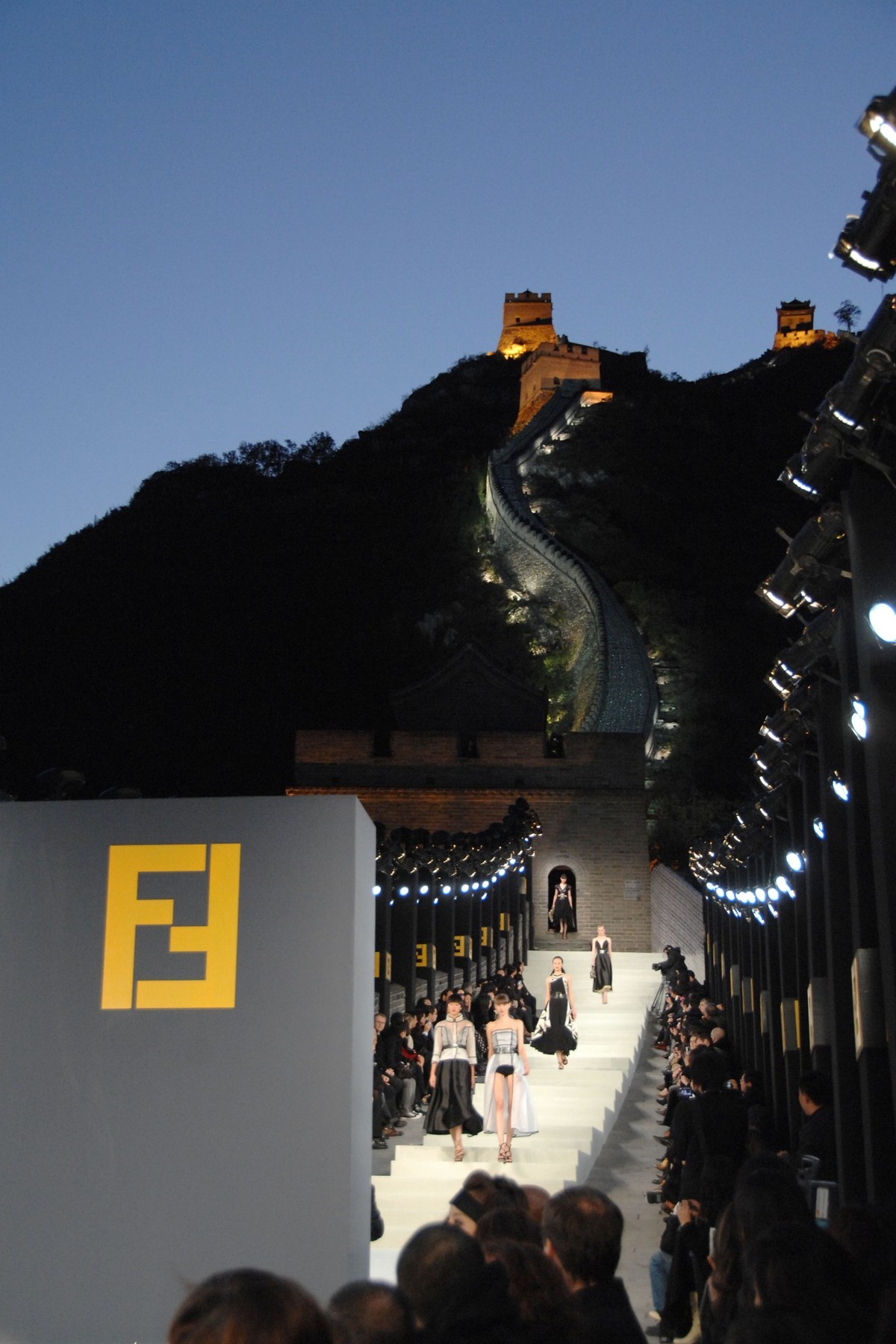 Runway attends FENDI Great Wall Of China Fashion Show - Front Row and Runway at The Great Wall of China on October 19, 2007 in Beijing, China.