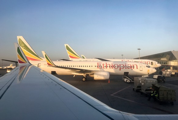 FILE - Ethiopian Airlines planes are parked at Bole International Airport in Addis Ababa, Ethiopia, Monday Feb. 11, 2019. (AP Photo/Ben Curtis, File)
Ethiopia Tigray