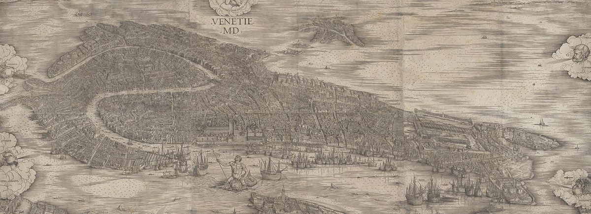 Venedig um 1500.
https://collections.artsmia.org/art/111219/view-of-venice-jacopo-de-barbari