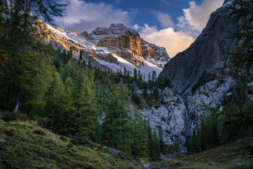 Ducanfall Wasserfall Graubünden höchster des Kantons Rauzseit